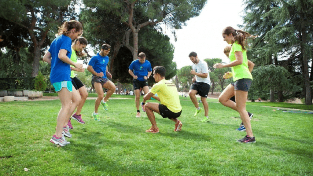 Entrenamiento al aire libre