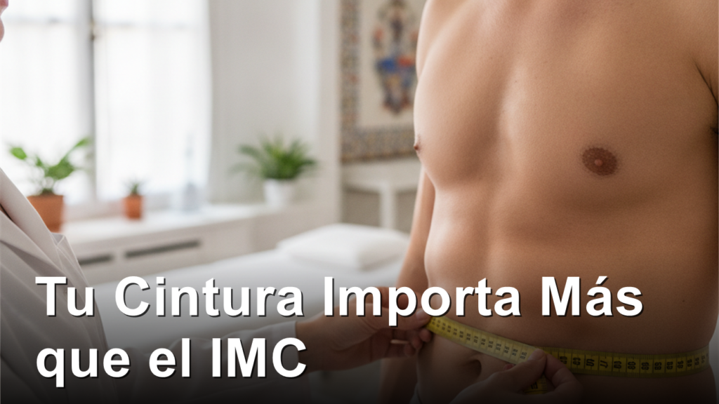 Medicion de la circunferencia de la cintura por un profesional de la salud