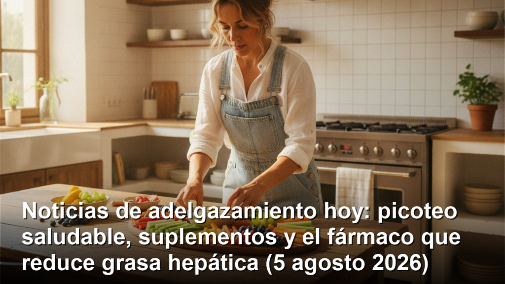 Mujer preparando una tabla de picoteo saludable con fruta y verduras en una cocina