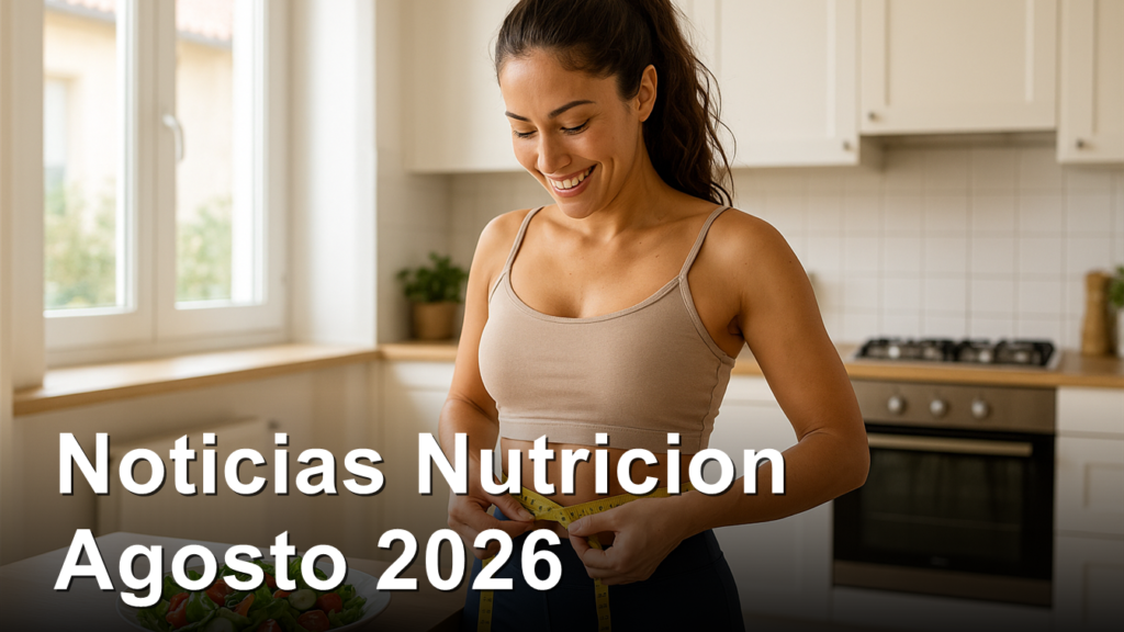Noticias nutricion adelgazar Espana agosto 2026