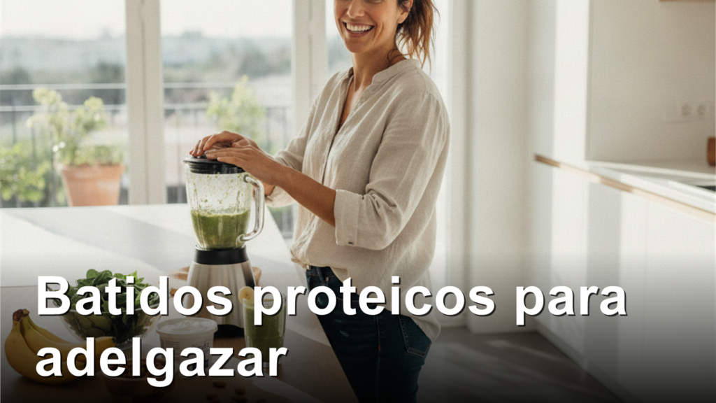 Batidos proteicos caseros para adelgazar