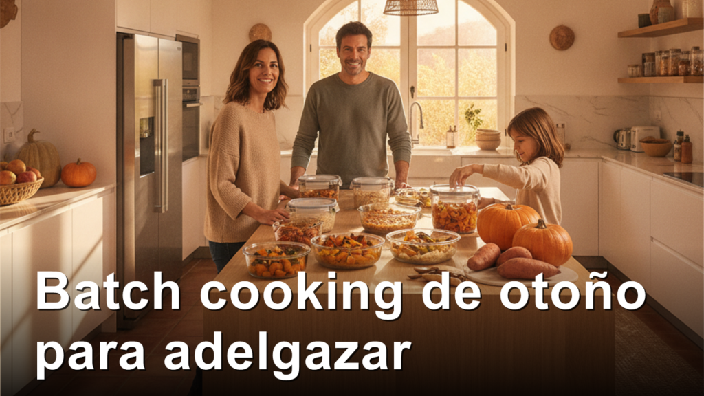 Batch cooking de otono para adelgazar menu semanal 2026