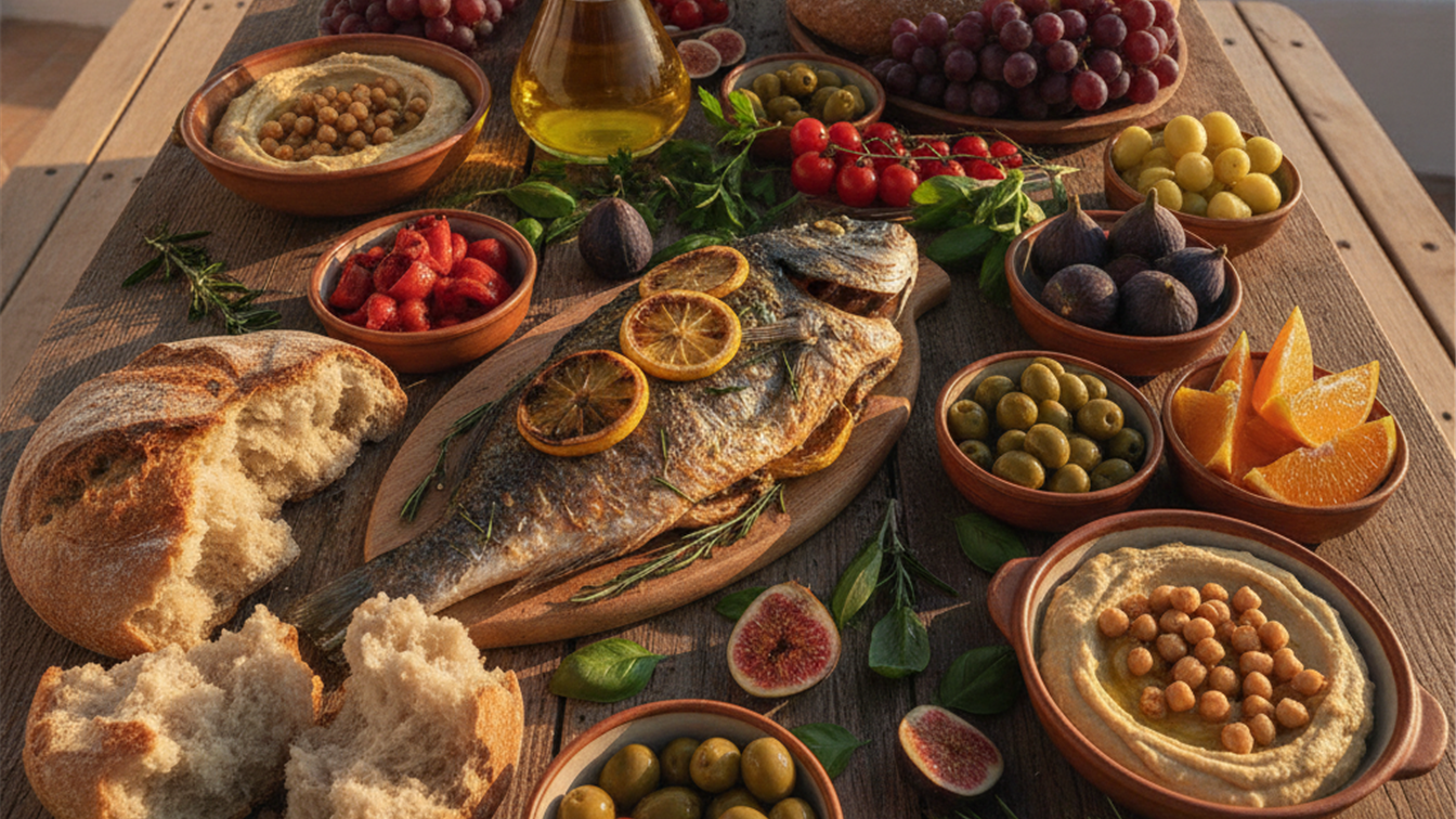 Dieta mediterránea alimentos saludables adelgazar España