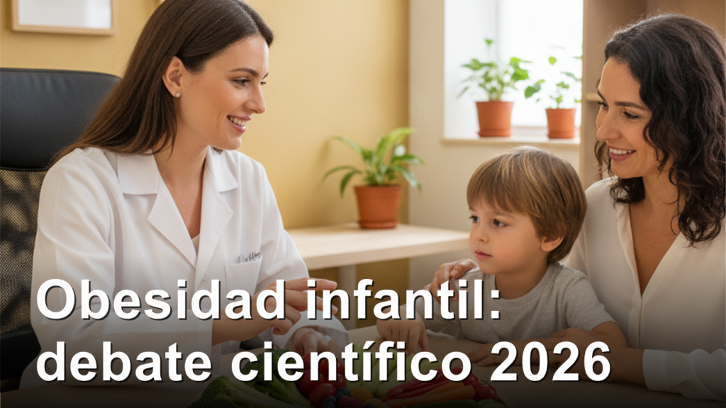 Debate cientifico obesidad infantil espana septiembre 2026