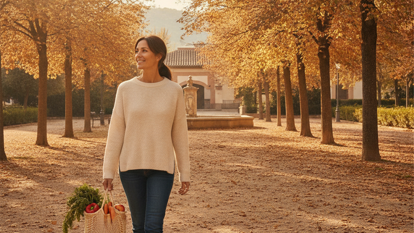 Mujer haciendo ejercicio saludable en Espana septiembre 2026