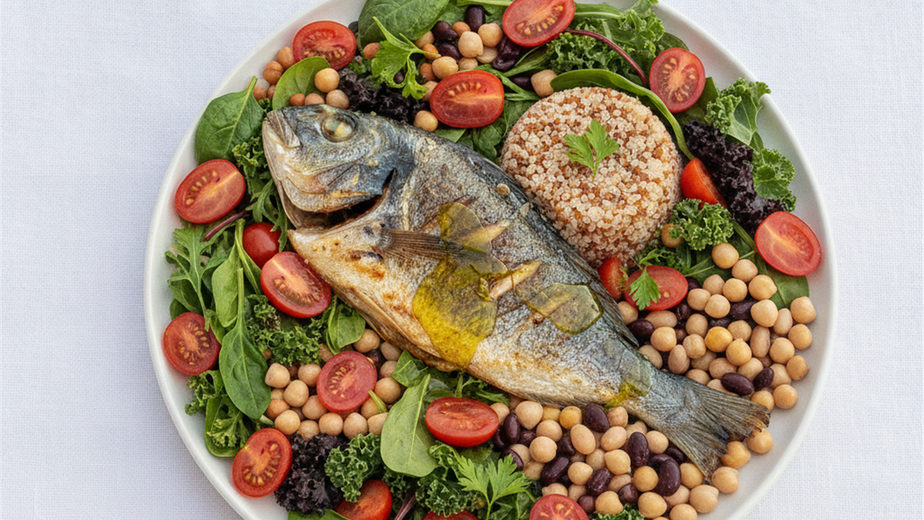 Plato dieta mediterranea adelgazar saludable septiembre