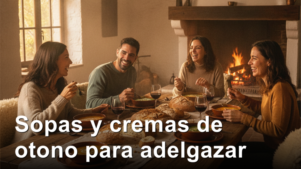 Sopas y cremas de otono para adelgazar 2026